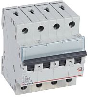 Выключатель автоматический Legrand TX3 6000 4п 16А B 6кА картинка